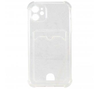 Чехол-накладка - SC300 с картхолдером для "Apple iPhone 12" (white) (207990)#1760079