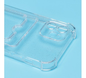 Чехол-накладка - SC300 с картхолдером для "Apple iPhone 12" (white) (207990)#2085270