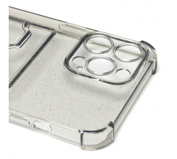 Чехол-накладка - SC300 с картхолдером для "Apple iPhone 13 Pro Max" (black) (208001)#2084901