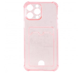 Чехол-накладка - SC300 с картхолдером для "Apple iPhone 13 Pro Max" (pink) (208003)#1759497