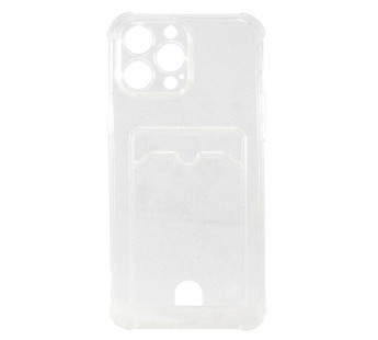 Чехол-накладка - SC300 с картхолдером для "Apple iPhone 13 Pro Max" (white) (208002)#1759498