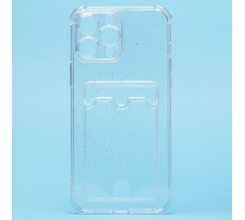 Чехол-накладка - SC300 с картхолдером для "Apple iPhone 13 Pro Max" (white) (208002)#1758945