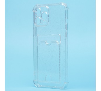 Чехол-накладка - SC300 с картхолдером для "Apple iPhone 13 Pro Max" (white) (208002)#1758946