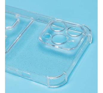 Чехол-накладка - SC300 с картхолдером для "Apple iPhone 13 Pro Max" (white) (208002)#2084867