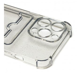 Чехол-накладка - SC300 с картхолдером для "Apple iPhone 13 Pro" (black) (207998)#2084894