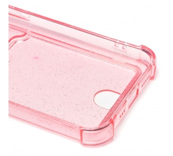 Чехол-накладка - SC300 с картхолдером для "Apple iPhone 13 Pro" (pink) (208000)#2084890