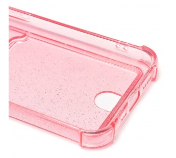 Чехол-накладка - SC300 с картхолдером для "Apple iPhone 13" (pink) (207997)#2084888