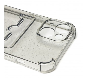 Чехол-накладка - SC300 с картхолдером для "Apple iPhone 14" (black) (208004)#2084880