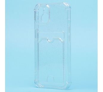 Чехол-накладка - SC300 с картхолдером для "Apple iPhone 14" (white) (208005)#1759224
