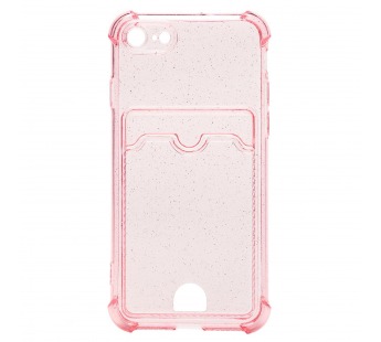 Чехол-накладка - SC300 с картхолдером для "Apple iPhone 7/iPhone 8/iPhone SE 2020" (pink) (207976)#1762568