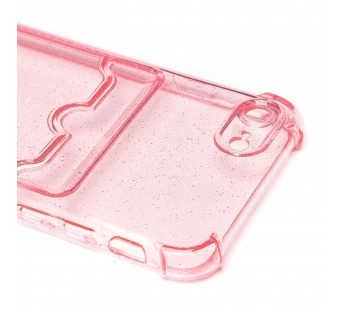 Чехол-накладка - SC300 с картхолдером для "Apple iPhone 7/iPhone 8/iPhone SE 2020" (pink) (207976)#2084875