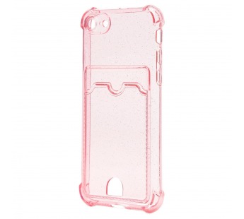 Чехол-накладка - SC300 с картхолдером для "Apple iPhone 7/iPhone 8/iPhone SE 2020" (pink) (207976)#2084876