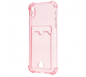 Чехол-накладка - SC300 с картхолдером для "Apple iPhone XR" (pink) (207982)#1860518