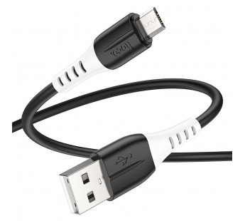 Кабель USB - Micro USB Hoco X82 (силикон) Черный#2006914