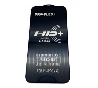 Защитное стекло iPhone 14 Pro Max (HD Pro) тех упаковка Черное#1769238