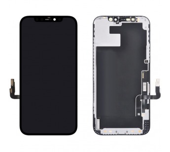 Дисплей для iPhone 12/12 Pro + тачскрин черный с рамкой (100% LCD)#1950865