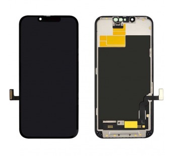 Дисплей для iPhone 13 + тачскрин черный с рамкой 100%#1855572