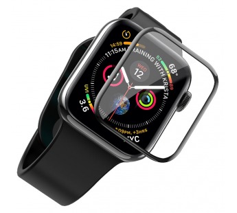 Защитное стекло Hoco A30 для Apple Watch Series7(45mm), цвет черный#1760858