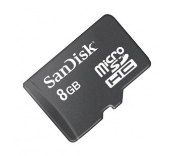 Карта памяти MicroSDHC 8GB Class 10 SanDisk + SD адаптер#1929508