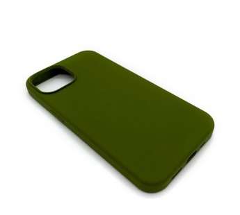 Чехол iPhone 14 Silicone Case Full (No Logo) №48 в упаковке Темно-Зеленый#1762717