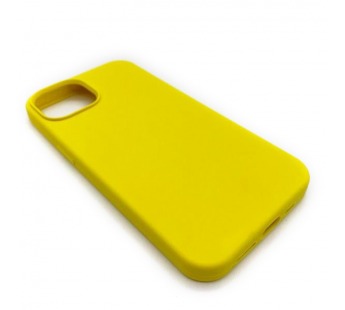 Чехол iPhone 14 Silicone Case Full (No Logo) №55 в упаковке Ярко-Желтый#1762706