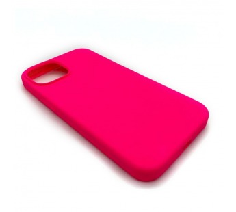 Чехол iPhone 14 Plus Silicone Case Full (No Logo) №47 в упаковке Ярко-Розовый#1762766