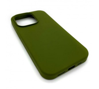 Чехол iPhone 14 Pro Silicone Case Full (No Logo) №48 в упаковке Темно-Зеленый#1762843