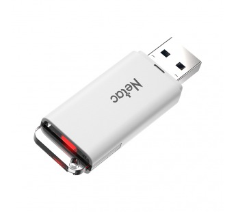 Флеш-накопитель USB 64GB Netac U185 белый с LED индикатором#1762038