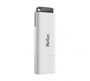 Флеш-накопитель USB 64GB Netac U185 белый с LED индикатором#1762037