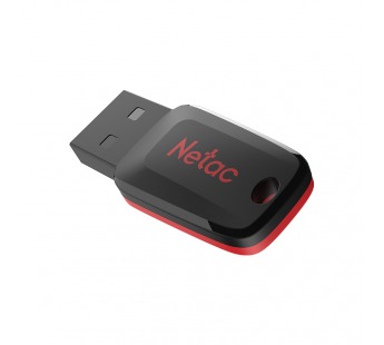 Флеш-накопитель USB 64GB Netac U197 mini чёрный/красный#1762031