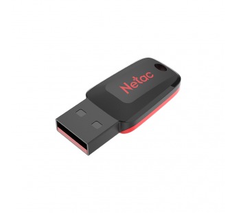 Флеш-накопитель USB 32GB Netac U197 mini чёрный/красный#1761954