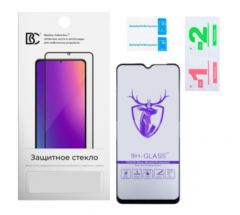 Защитное стекло "Премиум" для Samsung Galaxy A03 (A035F) Черный#2091760