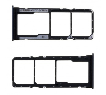 Держатель SIM для Xiaomi Redmi Note 10 Pro 4G (M2101K6G) Черный#2082336