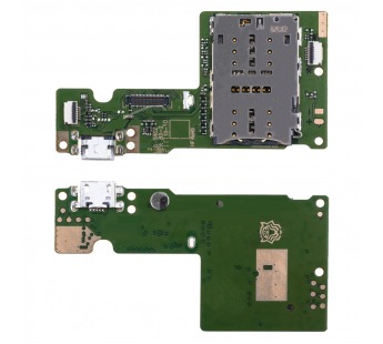 Шлейф для Lenovo Tab M10 (TB-X505X) плата системный разъем/разъем SIM/микрофон#1764034