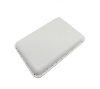 Держатель для карт Card Holder MagSafe кожа Белый в упаковке#1770491