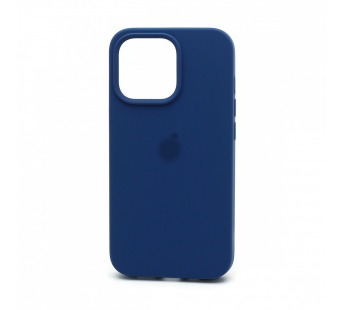 Чехол-накладка Silicone Case с лого для Apple iPhone 14 Pro Max/6.7 (полная защита) (020) синий#1766272