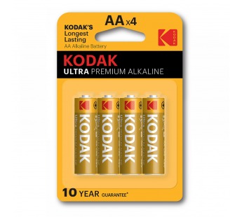 Батарейка AA Kodak Ultra Digital LR6 (4-BL) (80/400) (211837)#1766202