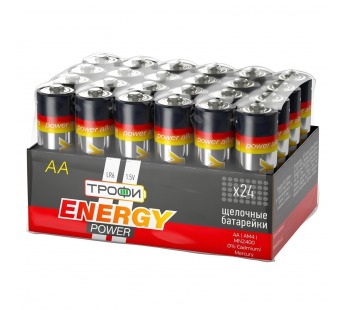 Батарейка AA Трофи LR6 ENERGY POWER (24) (24/720) (211752)#1784900