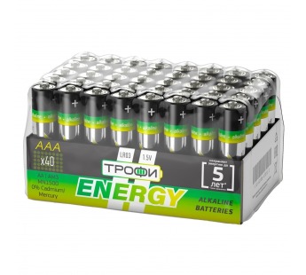 Батарейка AAA Трофи LR03 bulk ENERGY (40) (40/960) (211765)#1784894