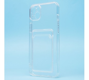 Чехол-накладка - SC276 с картхолдером для "Apple iPhone 14 Plus" (transparent) (211909)#2097723