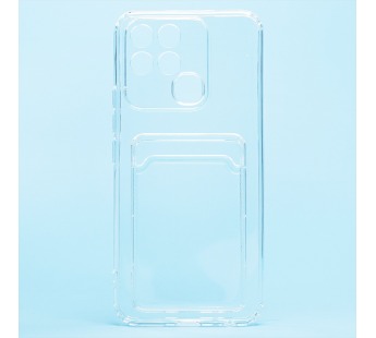 Чехол-накладка - SC276 с картхолдером для "Infinix Smart 6 Global" (transparent) (210456)#1768735