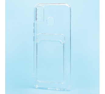 Чехол-накладка - SC276 с картхолдером для "Tecno Spark 6 Go" (transparent) (210462)#2093496