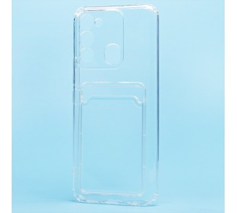 Чехол-накладка - SC276 с картхолдером для "TECNO Spark 8c" (transparent) (210463)#2093494
