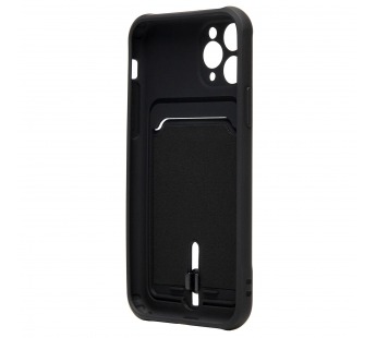 Чехол-накладка - SC304 с картхолдером для "Apple iPhone 11 Pro" (black) (208636)#2097716