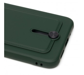 Чехол-накладка - SC304 с картхолдером для "Apple iPhone 11 Pro" (dark green) (208637)#1766993