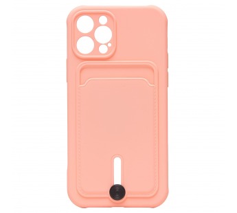 Чехол-накладка - SC304 с картхолдером для "Apple iPhone 12 Pro" (light pink) (208654)#1769680