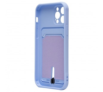 Чехол-накладка - SC304 с картхолдером для "Apple iPhone 12 Pro" (light violet) (208653)#2097750