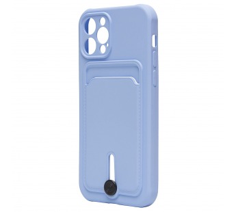 Чехол-накладка - SC304 с картхолдером для "Apple iPhone 12 Pro" (light violet) (208653)#2097751
