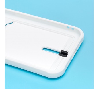 Чехол-накладка - SC304 с картхолдером для "Apple iPhone 12 Pro" (white) (208655)#2097748
