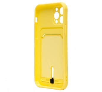 Чехол-накладка - SC304 с картхолдером для "Apple iPhone 12 Pro" (yellow) (208656)#2097746